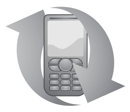 Renove phoneのイラスト素材