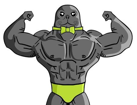 Strong monsterのイラスト素材