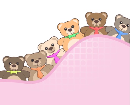 Friends bearsのイラスト素材