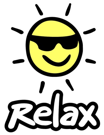Summer relaxのイラスト素材