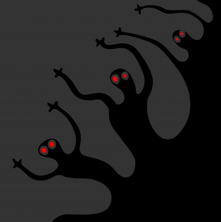 Terror monstersのイラスト素材