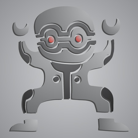 Small robotのイラスト素材