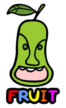 Nature happy fruitのイラスト素材