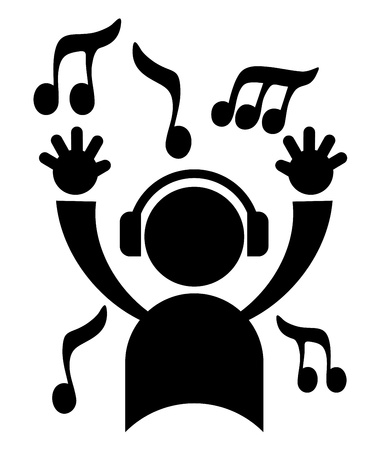 Music danceのイラスト素材
