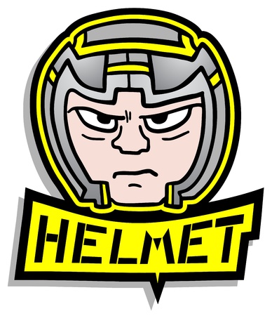 Security helmetのイラスト素材