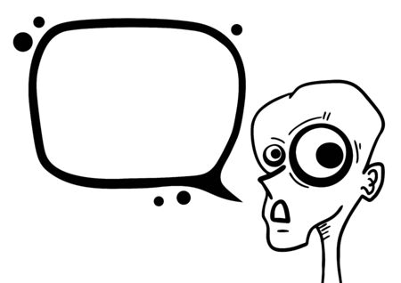 Talking faceのイラスト素材