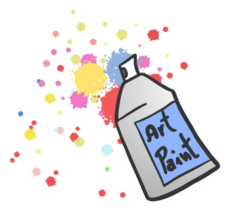 Color art paintのイラスト素材