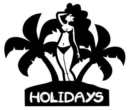 Holidays relaxのイラスト素材