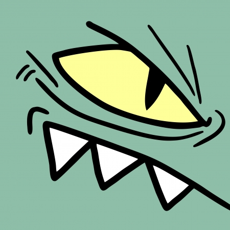 Rebel monster expressionのイラスト素材