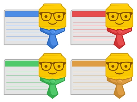 Office stickersのイラスト素材