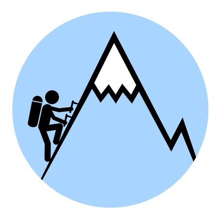 Mountain sportのイラスト素材