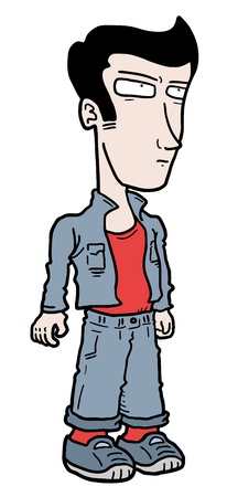 Funny manのイラスト素材