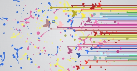 Art color paint wallpaperのイラスト素材