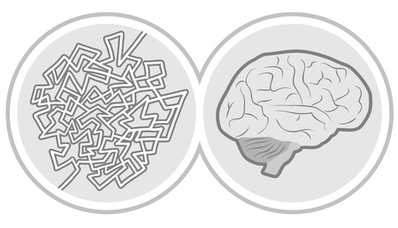 Brain intelligence icon