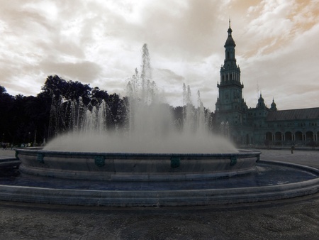 Fountain squareの写真素材