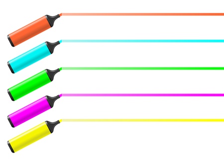 Color lines paintのイラスト素材