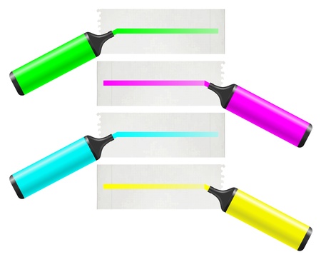 Paper color paintのイラスト素材