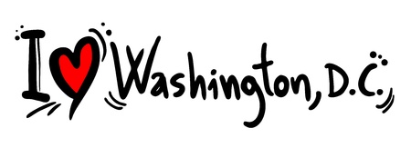I love Washingtonのイラスト素材