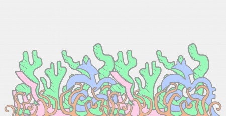 Color art wallpaperのイラスト素材