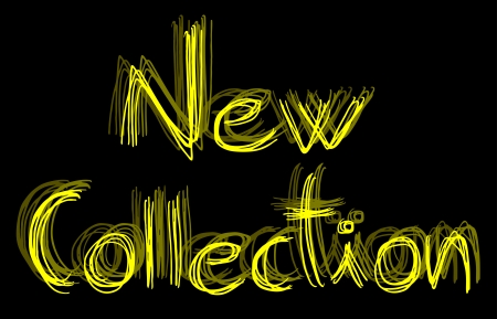 New collection messageのイラスト素材