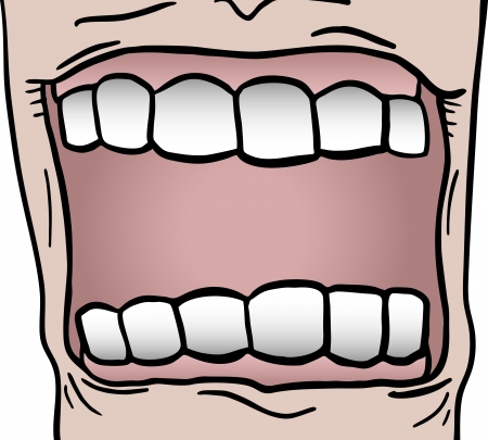 Cartoon mouthのイラスト素材