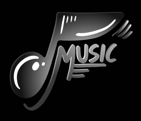 Elegant music symbolのイラスト素材