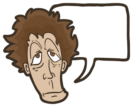 Comic manのイラスト素材