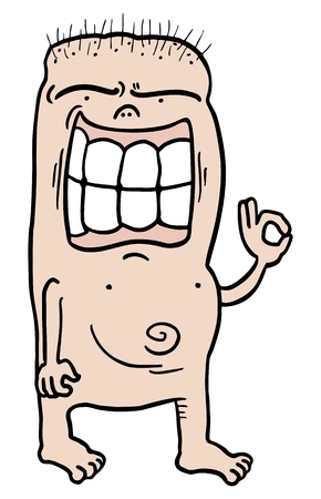 Funny characterのイラスト素材