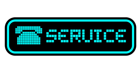 Service phoneのイラスト素材