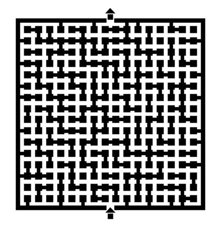 Square maze designのイラスト素材