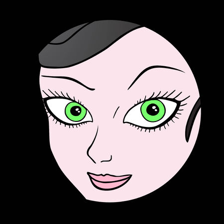 Pretty girlのイラスト素材