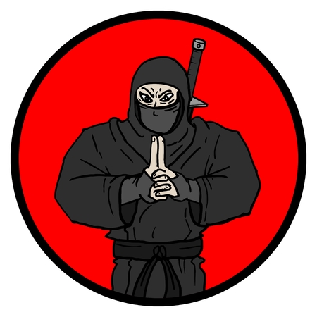 Ninja iconのイラスト素材