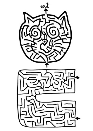 Creative maze designのイラスト素材