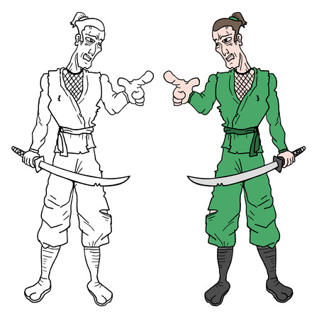 Samurai designのイラスト素材