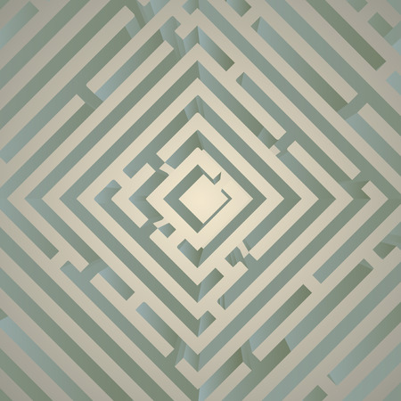 Creative cube mazeのイラスト素材
