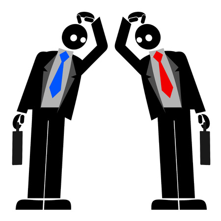 Business man questのイラスト素材
