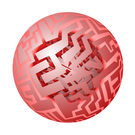 Red circle symbolのイラスト素材