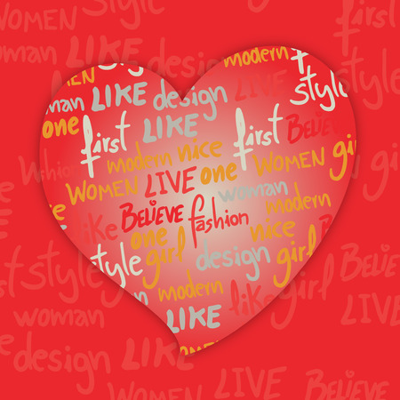 Fashion loveのイラスト素材