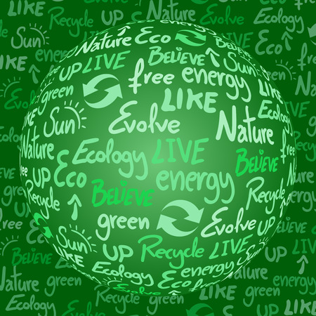 Bubble eco symbolのイラスト素材