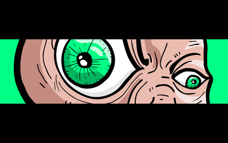 Big eyeのイラスト素材