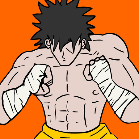 Strong fighterのイラスト素材