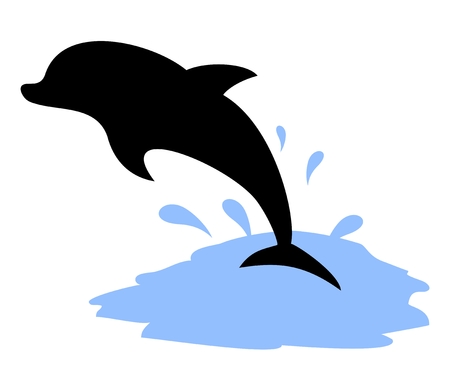 Dolphin designのイラスト素材