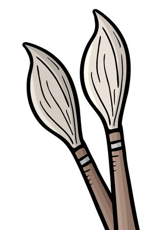 Brush drawのイラスト素材