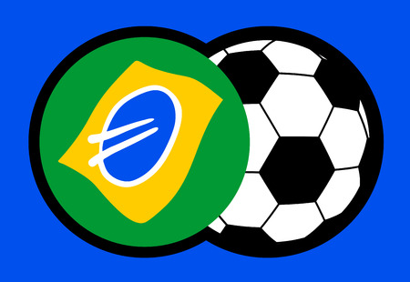 Brazil soccer symbolのイラスト素材