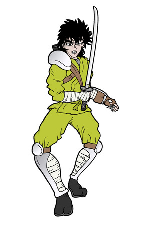 Ninja drawのイラスト素材