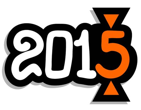 2015 iconのイラスト素材