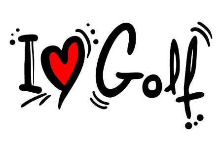 Golf loveのイラスト素材
