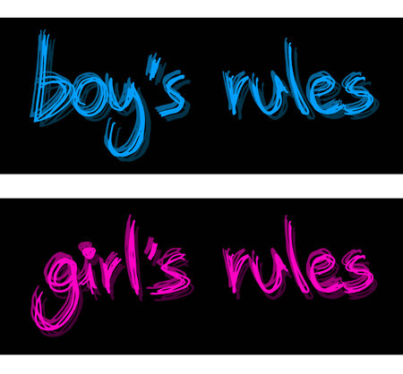 Rules cardのイラスト素材