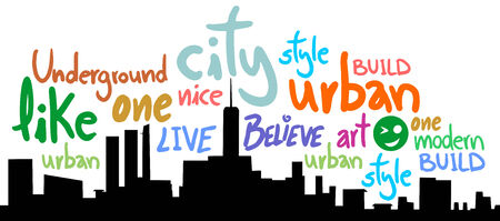 Color cityのイラスト素材