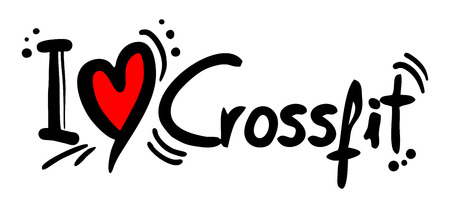 Crossfit loveのイラスト素材